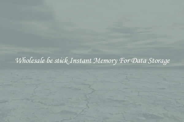 Wholesale be stick Instant Memory For Data Storage