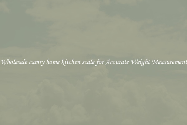 Wholesale camry home kitchen scale for Accurate Weight Measurement