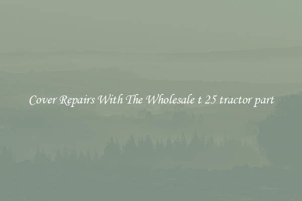  Cover Repairs With The Wholesale t 25 tractor part 