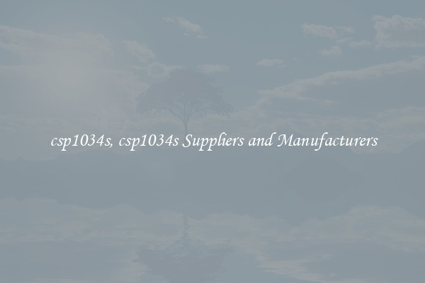 csp1034s, csp1034s Suppliers and Manufacturers
