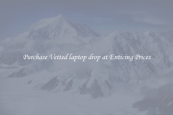 Purchase Vetted laptop drop at Enticing Prices
