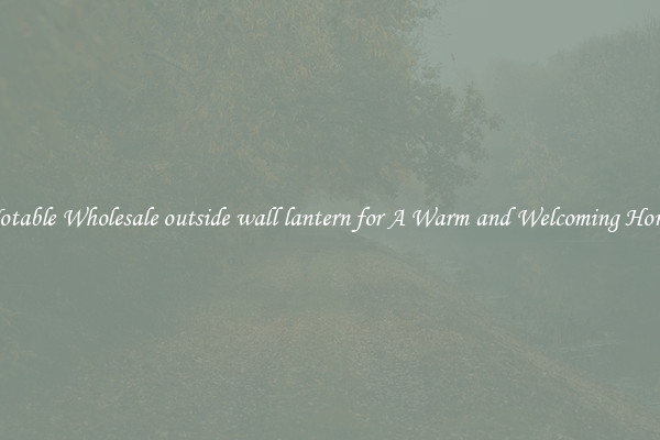 Notable Wholesale outside wall lantern for A Warm and Welcoming Home