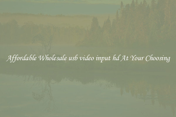 Affordable Wholesale usb video input hd At Your Choosing